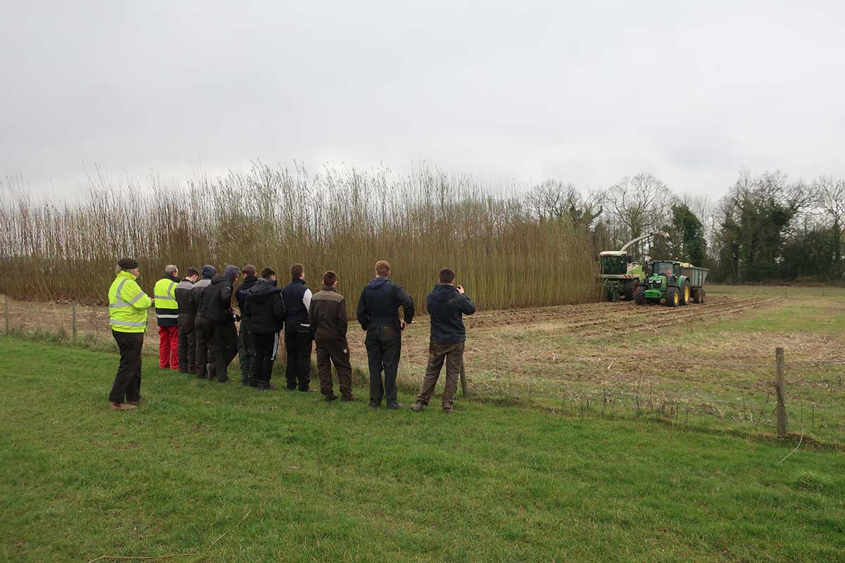Demonstration for the agricultural students