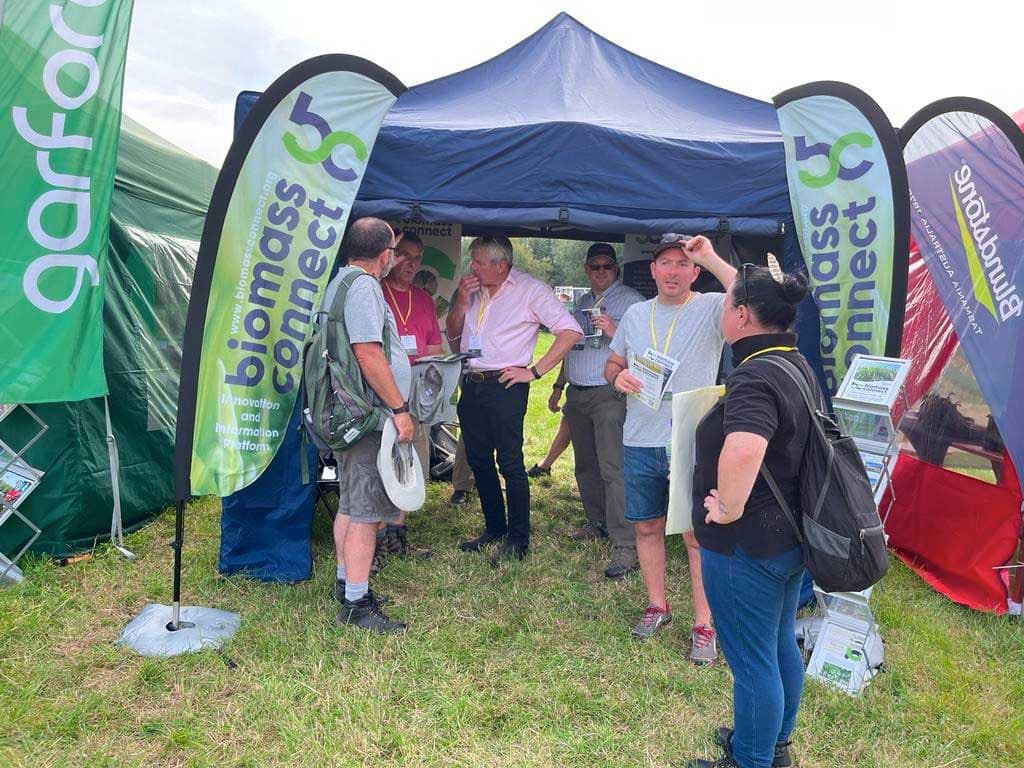 A Busy Day at the Biomass Connect Stall