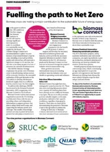 BIomass Connect in the British Farmer & Growers Magazine