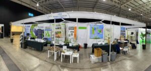 The Biomass Connect Stand at LCA 2024 - Ready for Visitors
