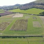 Drone shot from Boghall Farm, March 2025